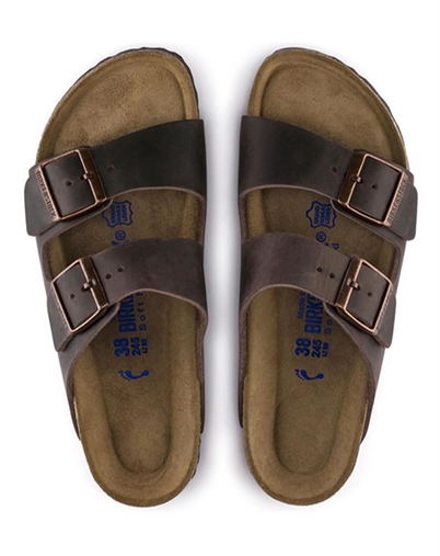 Arizona Olied Leather Sandal - Habana - Birkenstock